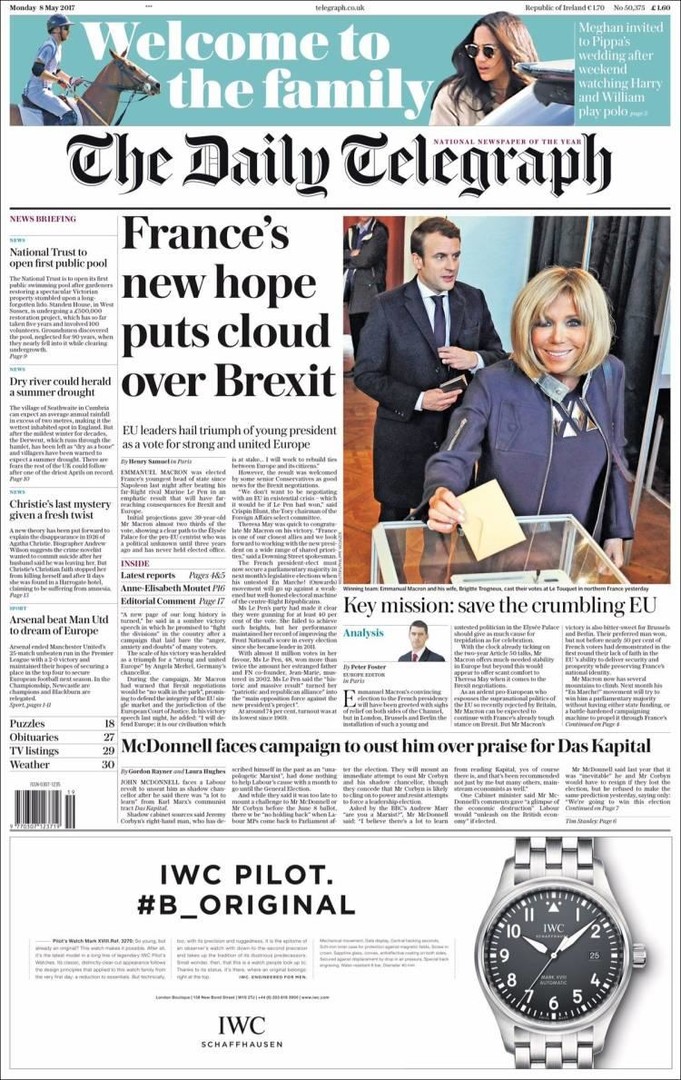 Victoire de l'UE, défis et personnalité : Macron à la une de la presse française et étrangère