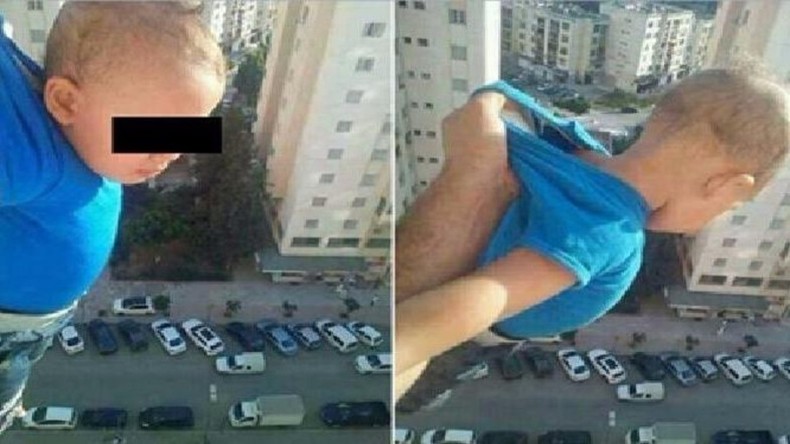 Algérie : il suspend son fils au dessus du vide pour «1000 likes»... deux ans de prison ferme