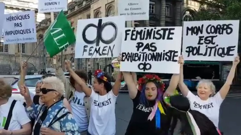 Quatre militantes Femen relaxées des charges d'«exhibition sexuelle» retenues contre elles