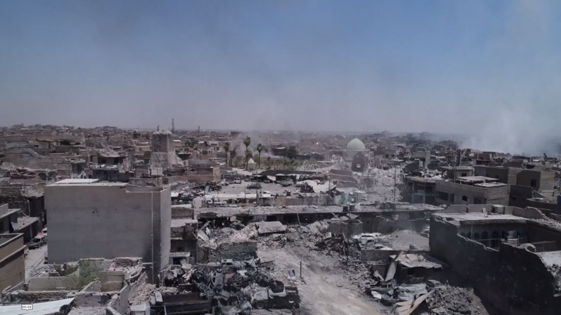 Mossoul réduit à un champ de ruines : des images de désolation filmées par un drone