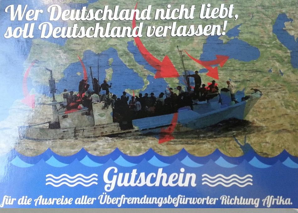 Des nazis lui offrent un aller simple pour l'Afrique, un élu allemand exige son dû et porte plainte