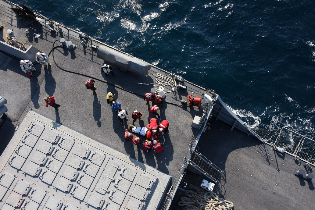 Collision entre un destroyer américain et un navire philippin : sept Américains portés disparus