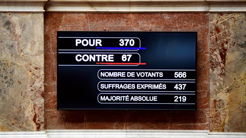Vote de confiance record de l'Assemblée pour le gouvernement d'Edouard Philippe