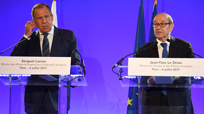 Le Drian à Lavrov : «Nous faisons face à un ennemi commun, le terrorisme»