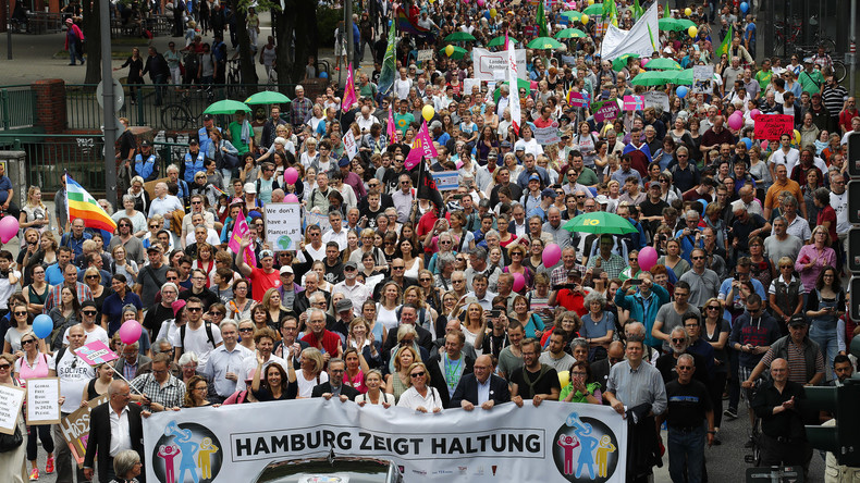 Les manifestations anti-G20 reprennent à Hambourg