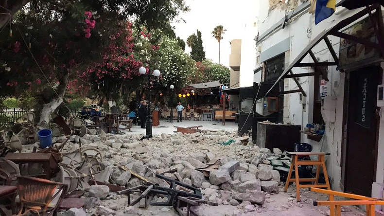 Grèce : un séisme en pleine saison touristique fait deux morts sur l'île de Kos (VIDEO)
