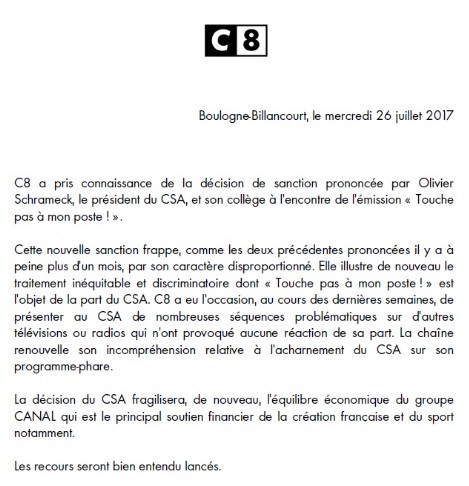 Canular homophobe : le CSA inflige une amende de 3 millions d'euros contre l'émission d'Hanouna