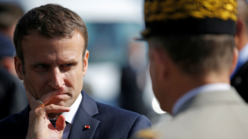 Macron met plus de 12 heures à exprimer son soutien aux militaires après l'attaque de Levallois