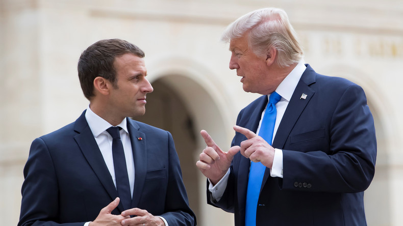 Trump et Macron s'engagent à faire face ensemble au «comportement déstabilisateur» nord-coréen