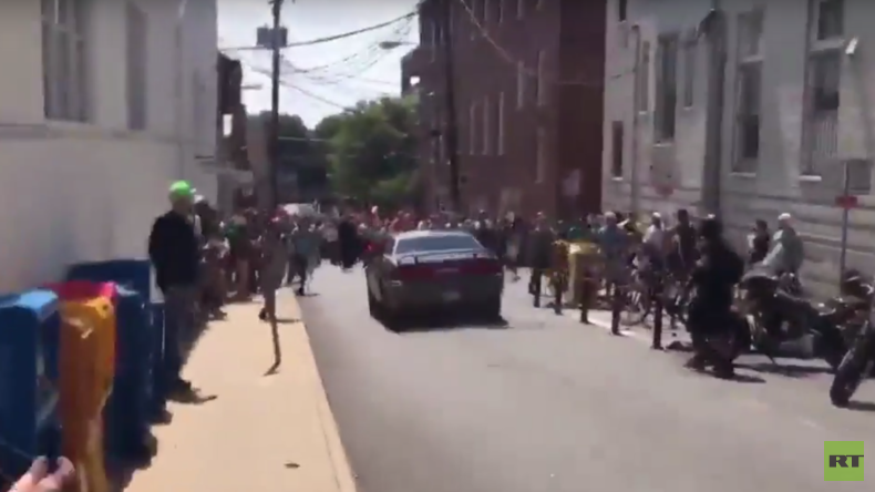 Les images perturbantes de la voiture percutant des manifestants anti-«Alt-right» à Charlottesville