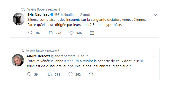 «Dictature» vs «impérialisme américain» : la classe politique française se déchire sur le Venezuela