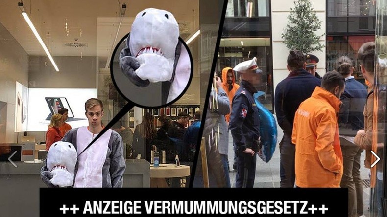 Autriche : un homme déguisé en requin condamné à une amende en vertu de la loi contre la burqa