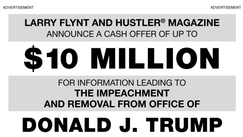 Un magnat du porno offre 10 millions de dollars à qui permettra la destitution de Trump