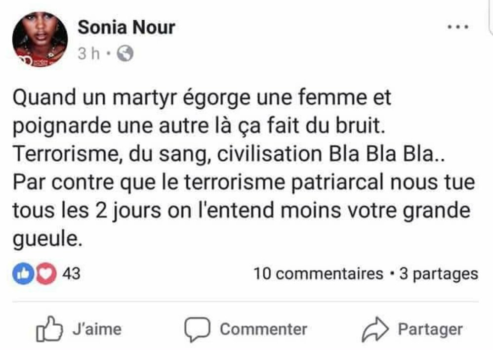 Terroriste «martyr» : la suppléante de Ruffin épinglée pour son «soutien total» à Sonia Nour