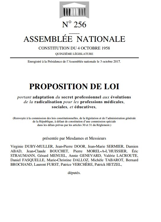 Médecins et infirmiers pourront-ils bientôt dénoncer leurs patients soupçonnés de radicalisation ?