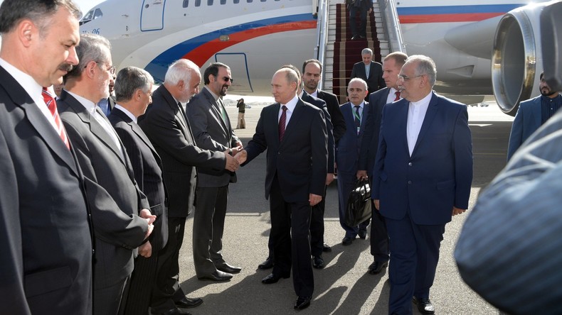 Le président russe en Iran pour parler de la Syrie et de l'accord sur le nucléaire
