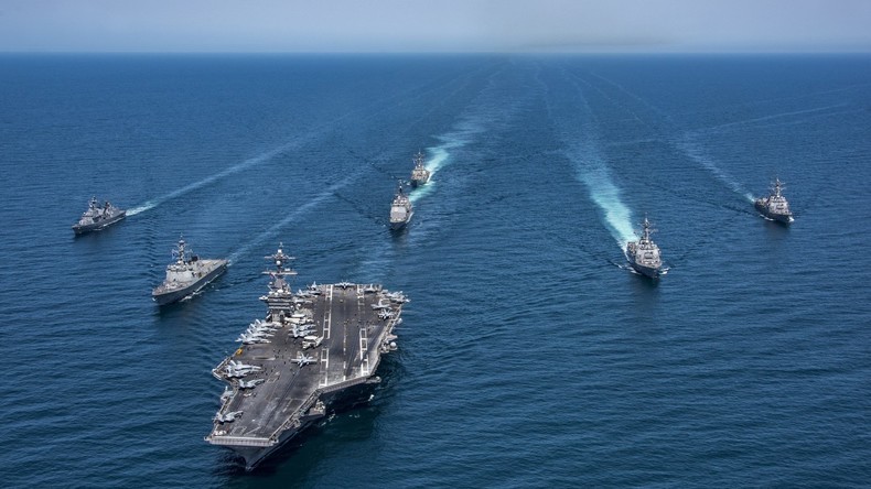 Pacifique occidental : la marine sud-coréenne montre ses muscles aux côtés de trois porte-avions US