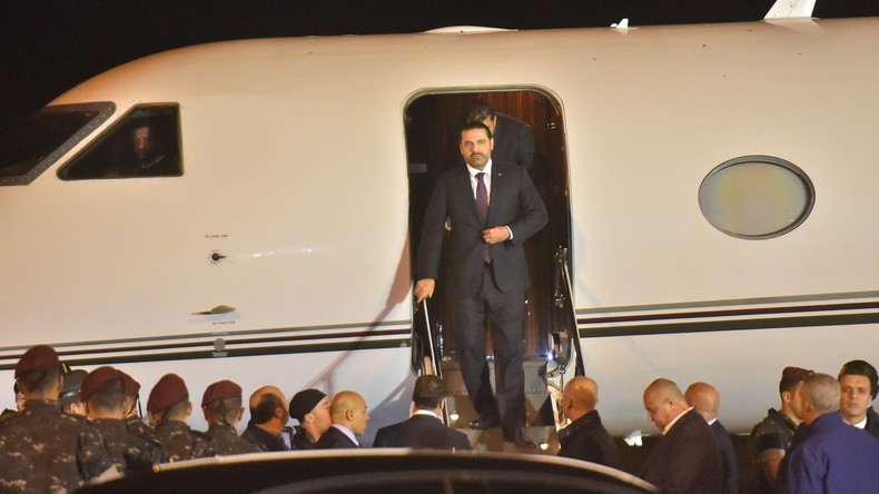 L'ancien Premier ministre Saad Hariri de retour au Liban après sa démission surprise depuis Riyad