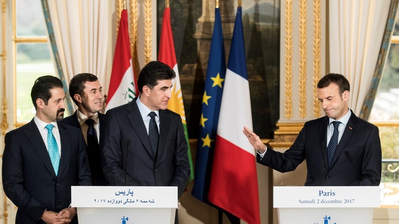 Macron agacé par un problème de traduction avec le Premier ministre du Kurdistan irakien (VIDEO)