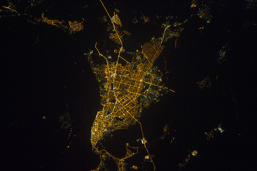 Un cosmonaute immortalise des villes hôtes de la Coupe du monde de football depuis l'ISS (IMAGES)