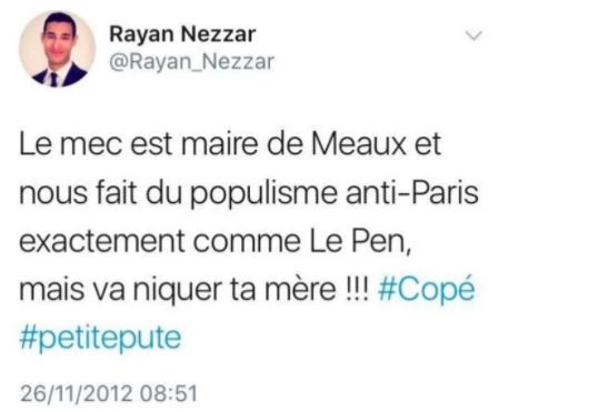Capture d'écran Twitter @Rayan_Nezzar