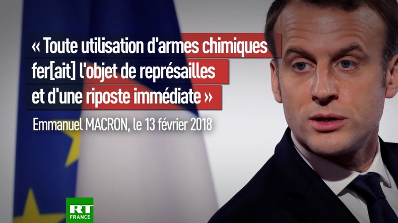 Mais en quoi consiste la «ligne rouge» d'Emmanuel Macron sur les armes chimiques en Syrie ? (VIDEO)