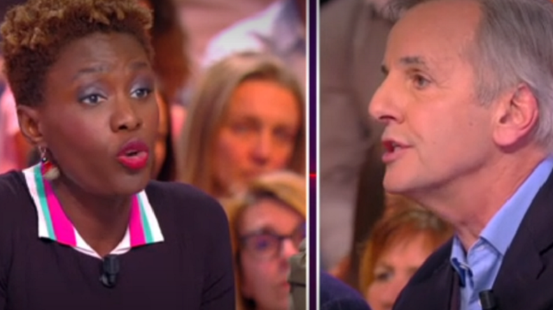 Violent clash entre Rokhaya Diallo et Bernard de la Villardière sur la question du voile