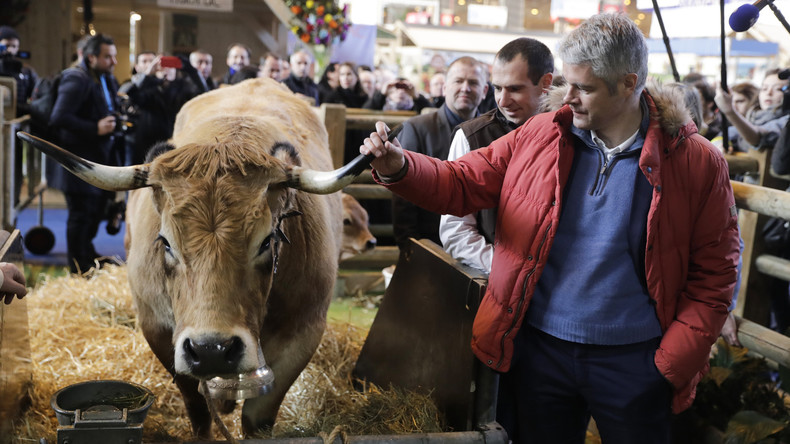 «C'est un monde qu'il méprise» : au salon de l'agriculture, Wauquiez tacle Macron