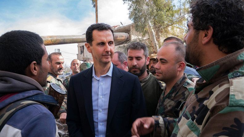 En visite dans la Ghouta orientale, Bachar el-Assad remercie l'armée d'avoir «sauvé Damas» (PHOTOS)