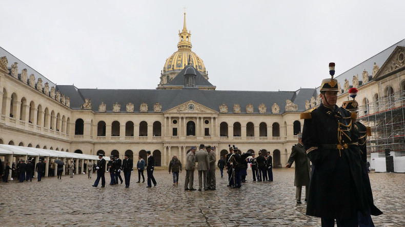 Hommage national aux Invalides : «Le nom d'Arnaud Beltrame est devenu celui de l'héroïsme français»