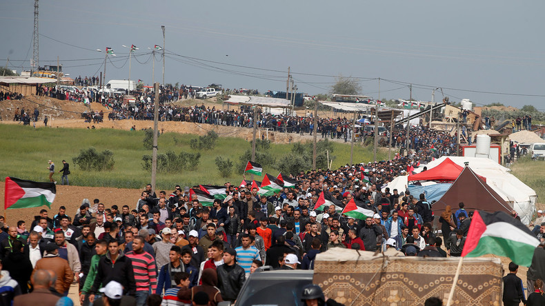 «Grande marche du retour» : 16 morts et au moins 1 400 blessés palestiniens (PHOTOS)