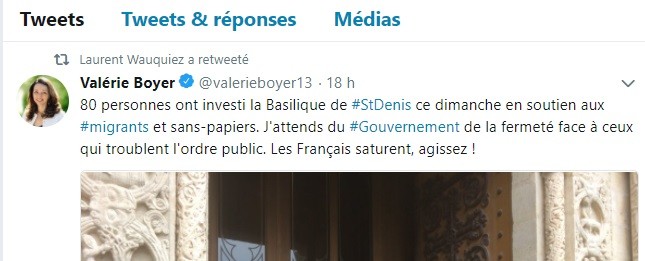 Migrants à la Basilique de Saint-Denis : la droite s'insurge, l'insoumis Coquerel «assume»