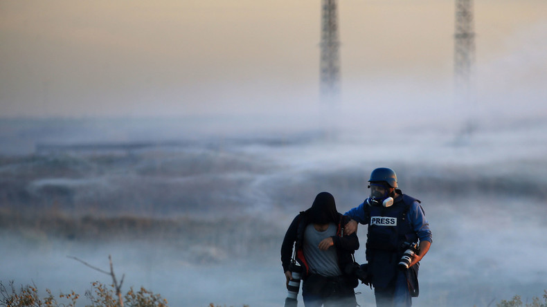 Gaza : les journalistes servent-ils de boucliers humains aux manifestants palestiniens ?