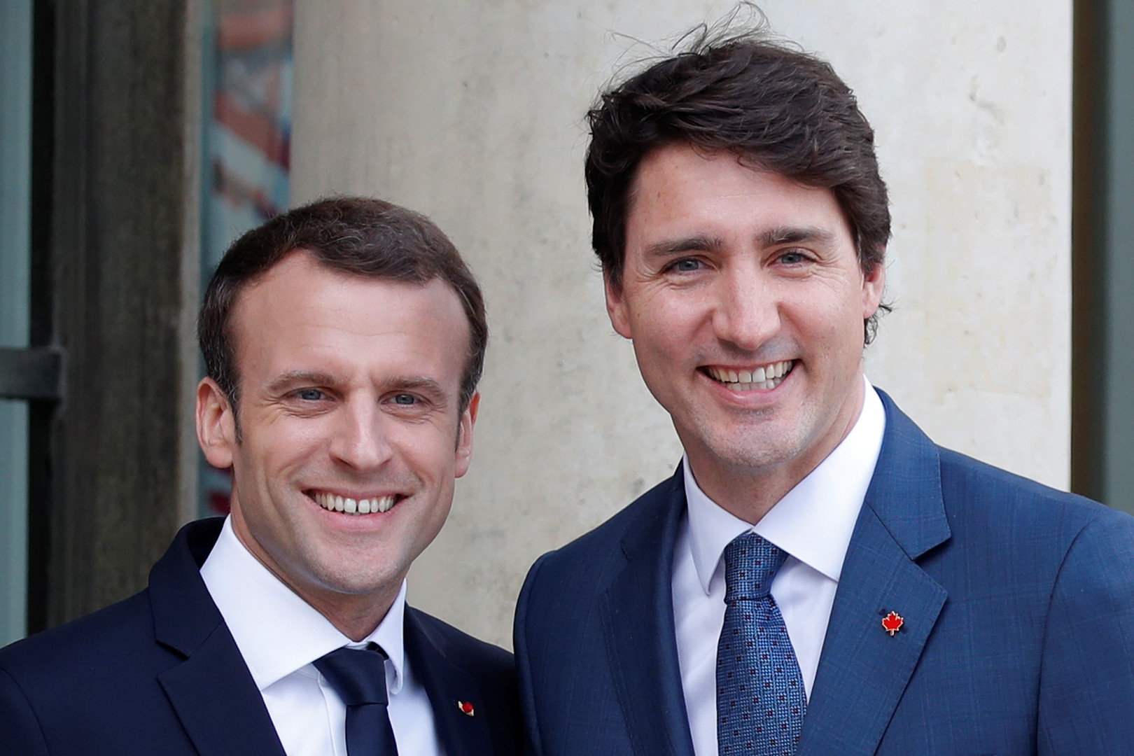 Conférence De Presse Conjointe De Justin Trudeau Et Emmanuel Macron à Paris — Rt En Français