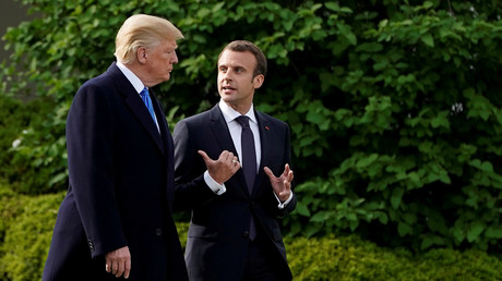 Emmanuel Macron a tenté de convaincre Donald Trump de rester dans le JCPOA lors de sa visite à Washington, le 23 avril