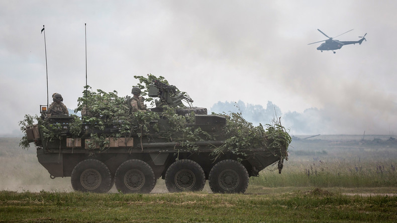 L'OTAN lance à la lisière de la frontière russe l'un des plus importants déploiements de soldats amé 5b1425ac488c7b9f188b4568