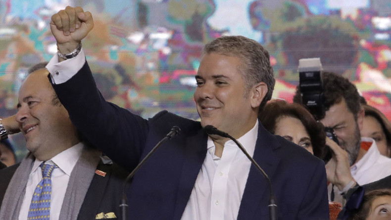 Farouchement opposé à l’accord de paix avec les ex-Farc, Ivan Duque élu à la tête de la Colombie