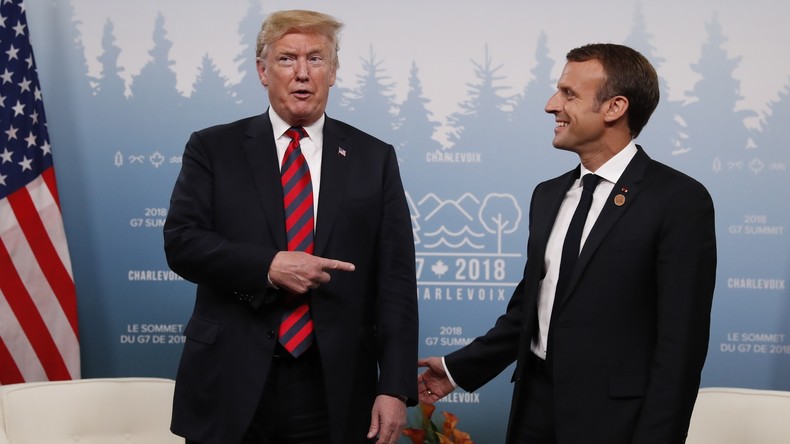 «Pourquoi ne quittez-vous pas l'Union européenne ?», aurait demandé Donald Trump à Emmanuel Macron
