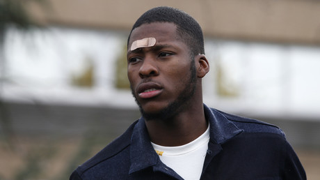 Théodore Luhaka en octobre à Bobigny, illustration