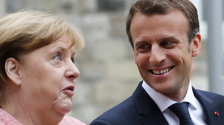 Image d'illustration : Angela Merkel et Emmanuel Macron le 10 mai 2018