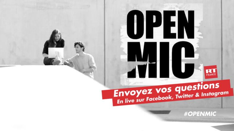Open Mic : avec la nouvelle émission de RT France, les jeunes s'expriment ! (VIDEO)