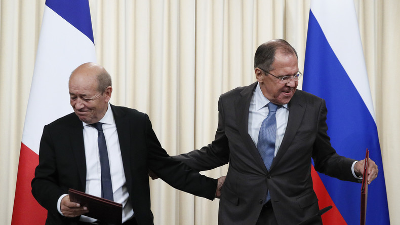 Lavrov reçu à l'Elysée pour discuter de la situation en Syrie et en Ukraine