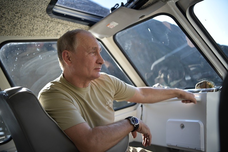 Les (vraies) photos de vacances de Vladimir Poutine
