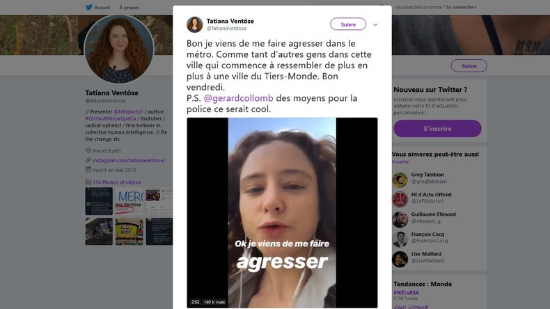 «Je viens de me faire agresser dans le métro» : le témoignage d'une Youtubeuse secoue le web (VIDEO)