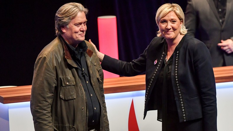 Marine Le Pen et Steve Bannon se sont rencontrés à Paris