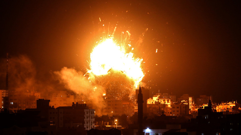 Gaza : le bâtiment de la télévision du Hamas détruit par l'aviation israélienne