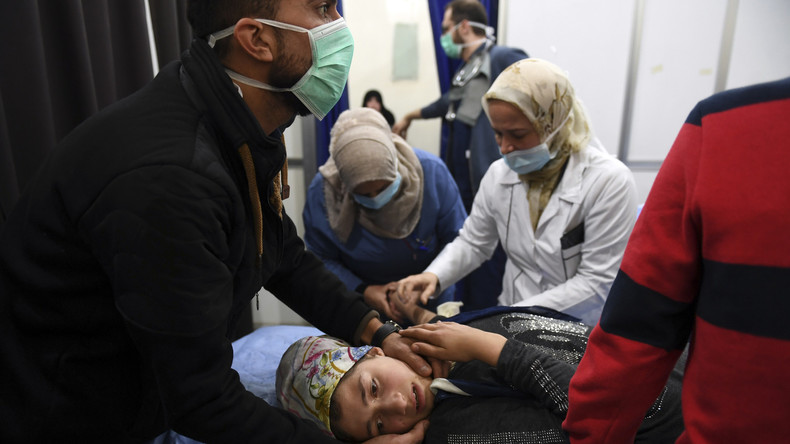 Premières images de l'hôpital d'Alep après l'attaque chimique présumée (VIDEO)