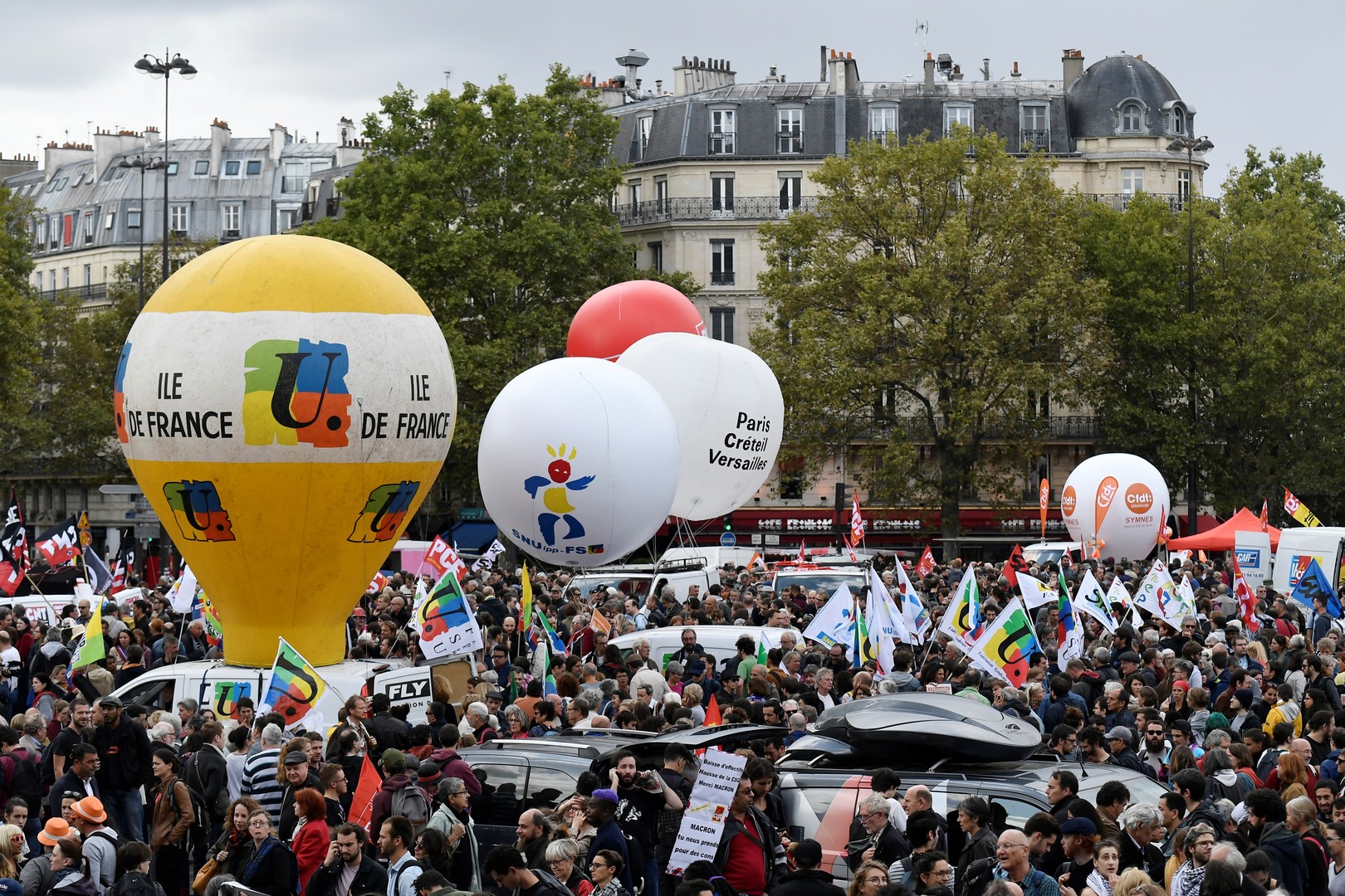 De la loi Savary à la loi Travail, ces manifestations qui ont bousculé les prédécesseurs de Macron