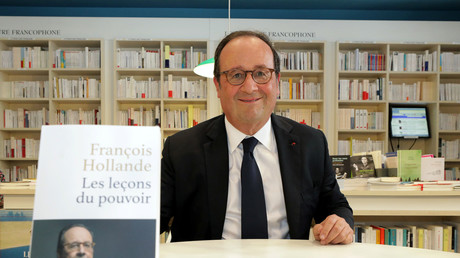 François Hollande en signature à Nice, juin 2018 (image d'illustration).