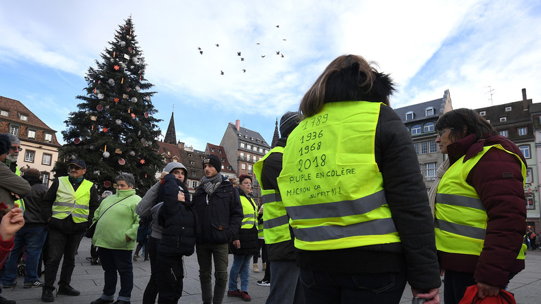 Strasbourg : des Gilets jaunes mobilisés malgré l'appel des autorités à ne pas manifester